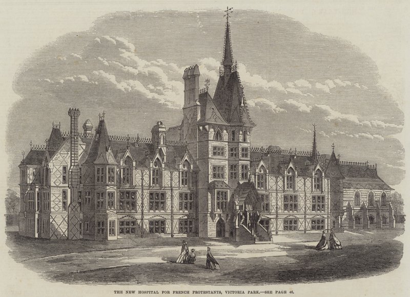 Het Nieuwe Ziekenhuis voor Franse Protestanten, Victoria Park door English School