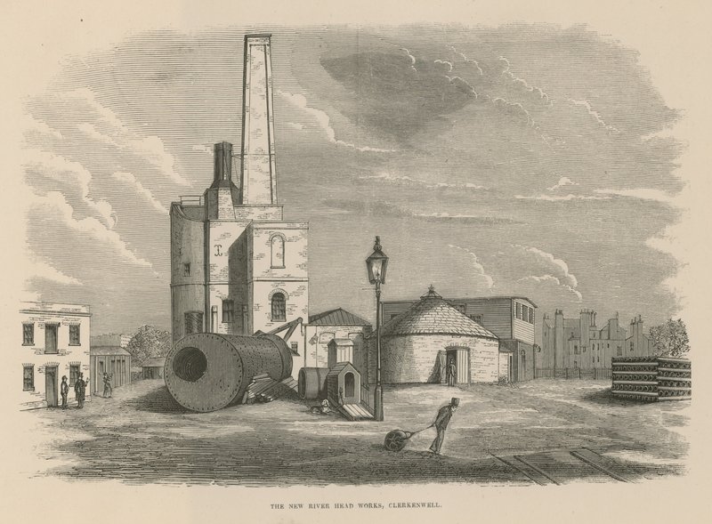 The New River Head Works, Clerkenwell, Londen door English School