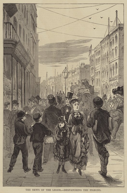 Het Nieuws van de Leger, het Verzenden van de Duiven door English School