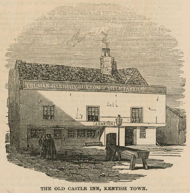 The Old Castle Inn, Kentish Town, Londen door English School