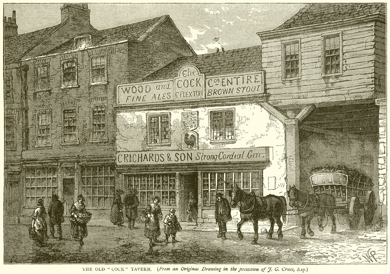 De Old Cock Tavern door English School