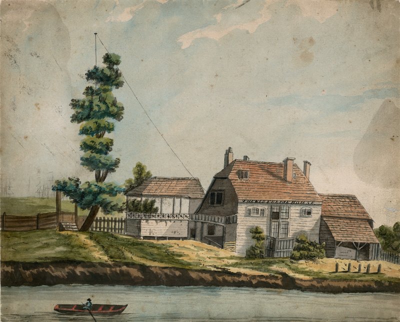 Het Oude Eel Pie Huis, Battersea door English School