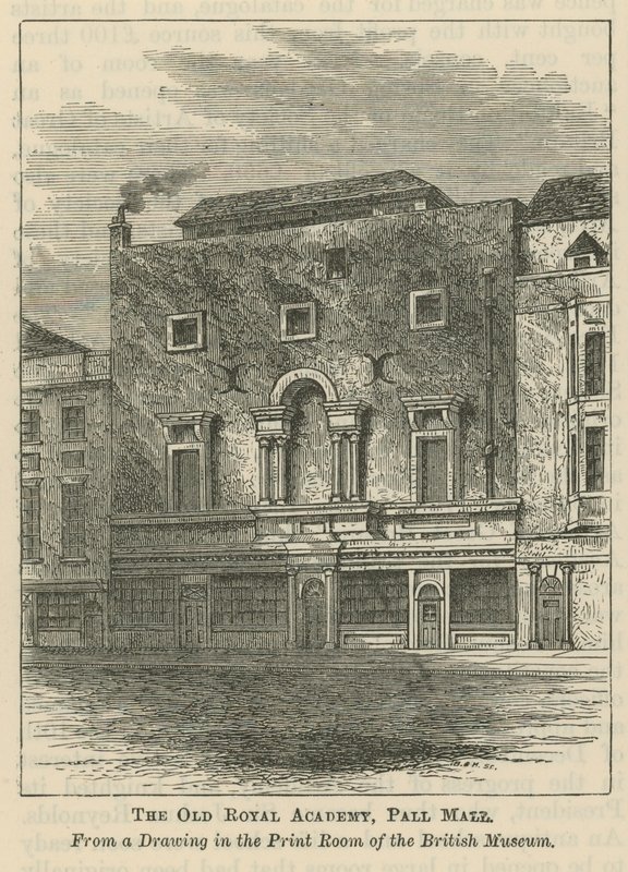 De Oude Koninklijke Academie op Pall Mall door English School