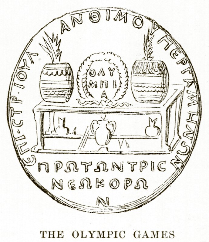 De Olympische Spelen, illustratie uit Geschiedenis van Griekenland door Victor Duruy, 1890 door English School