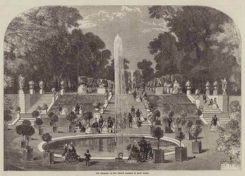 De Oranjerie in de Privétuinen van Saint Cloud door English School