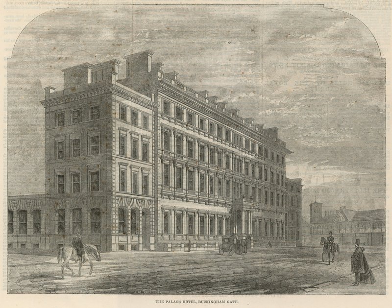 Het Palace Hotel, Buckingham Gate door English School