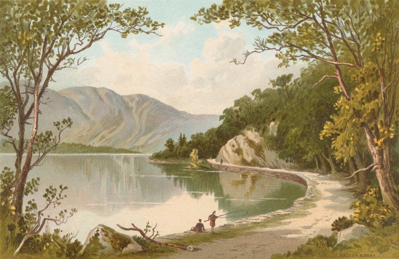 Het Pad bij het Meer - Loch Katrine door English School