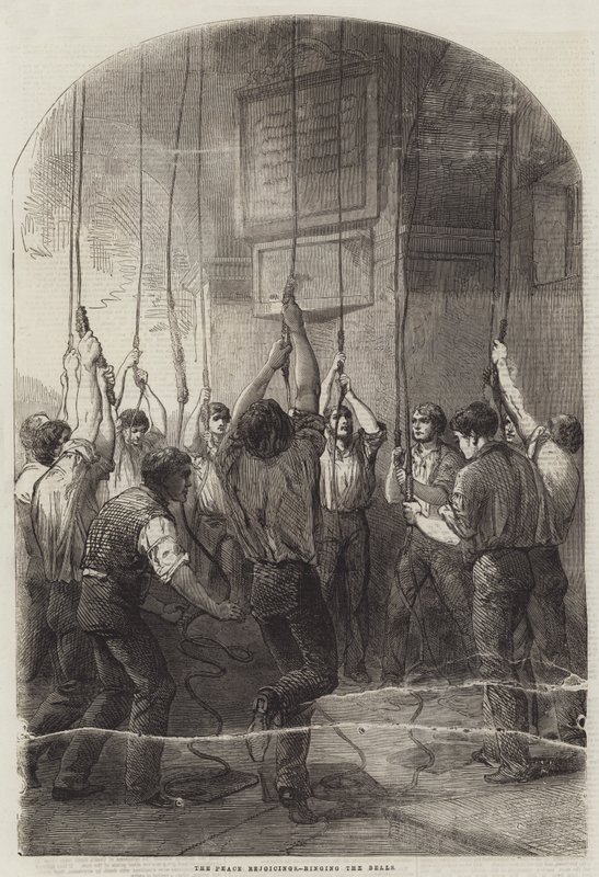 De vreugde van de vrede, het luiden van de klokken door English School