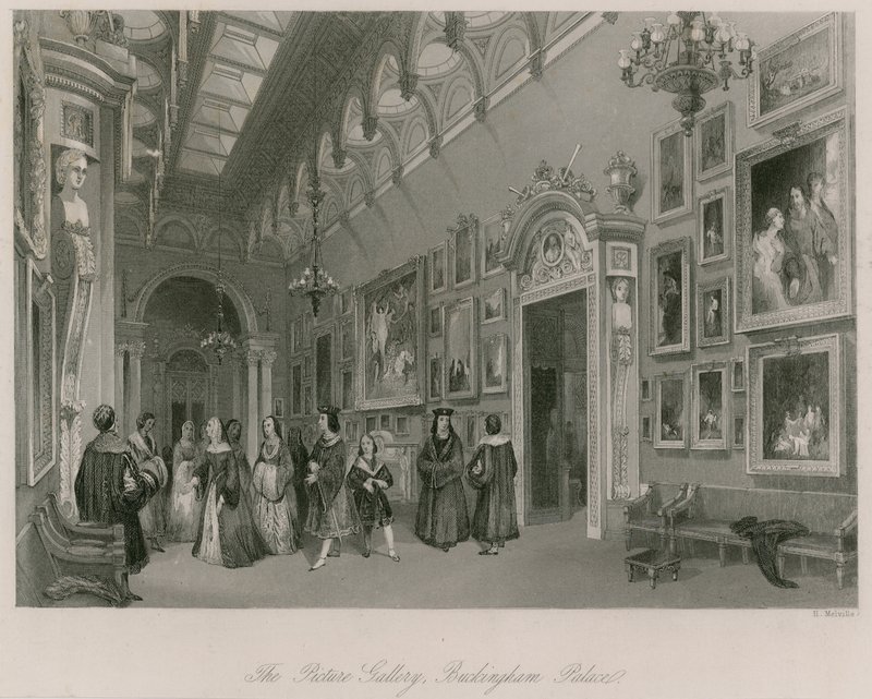 De Schilderijgalerij, Buckingham Palace door English School