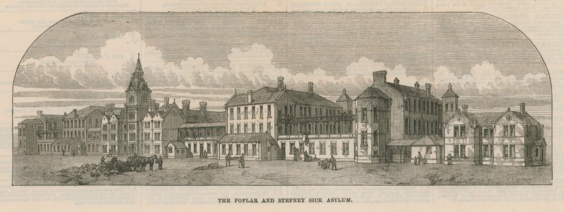 Het Poplar en Stepney Ziekenhuis in Bromley by Bow door English School
