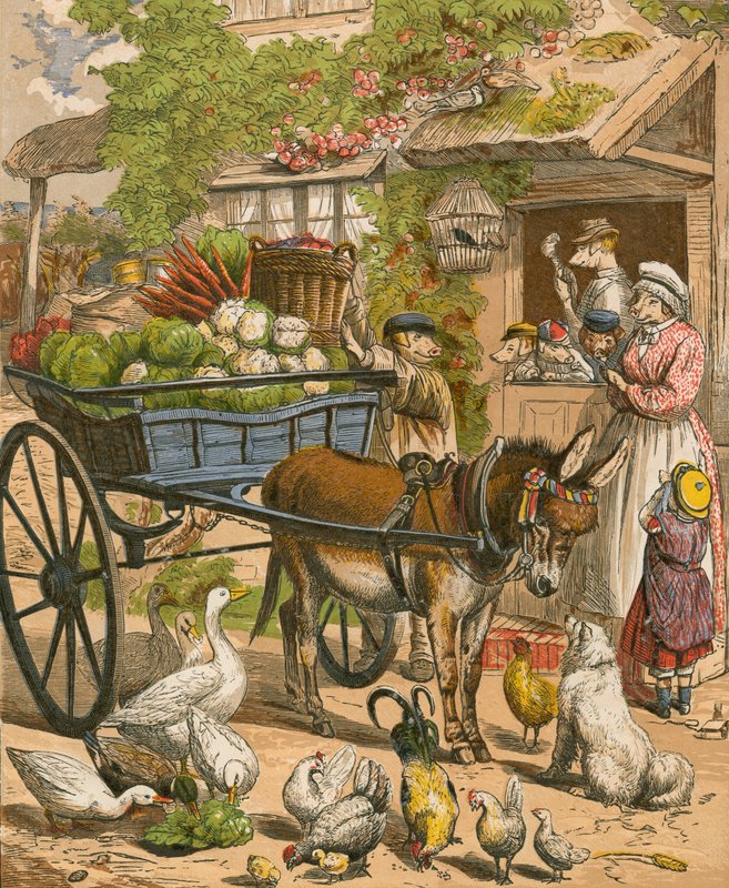 De familie Varkens die thuis bleef om rosbief te eten door English School