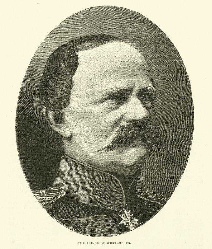 De Prins van Württemberg, september 1870 door English School