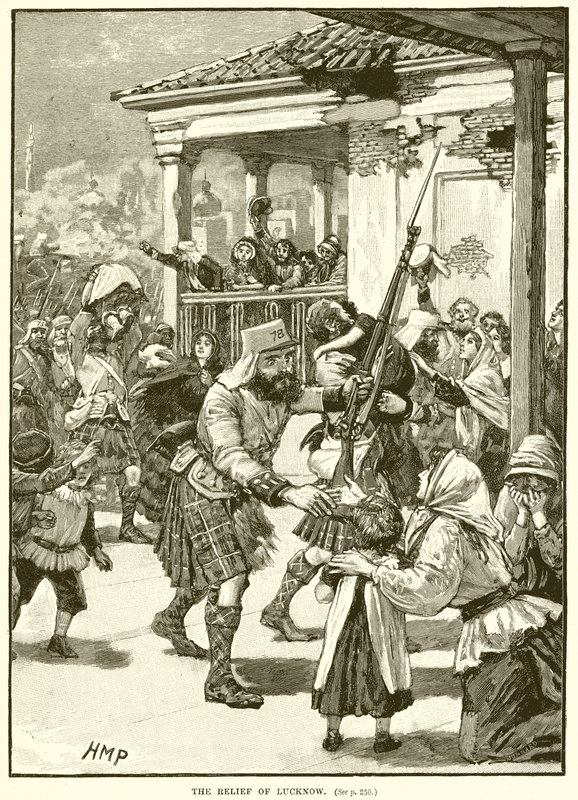 De Bevrijding van Lucknow door English School