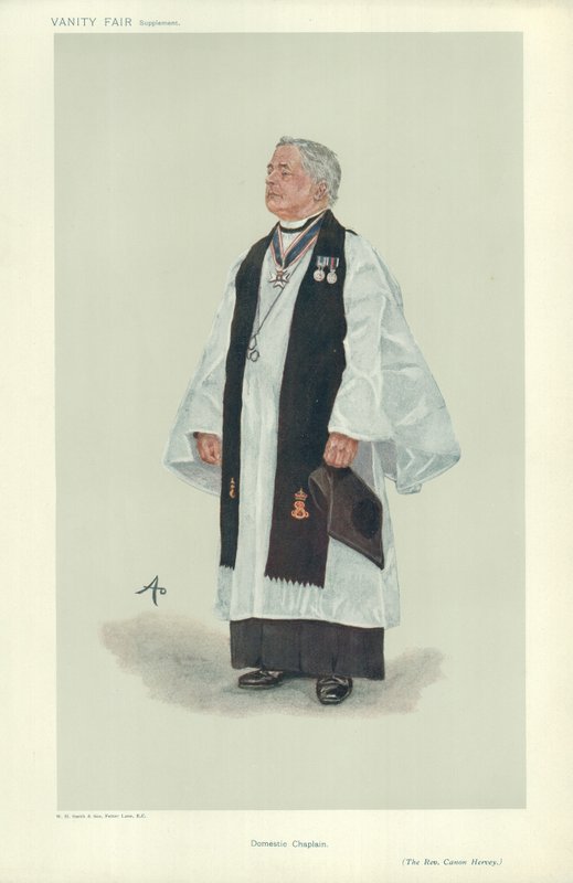 De Rev Kanon Frederick Alfred John Hervey door English School
