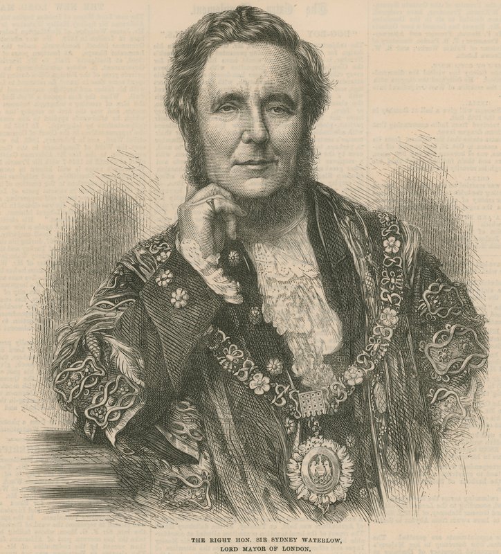 De Zeer Eerwaarde Sir Sydney Waterlow, Lord Mayor van Londen door English School