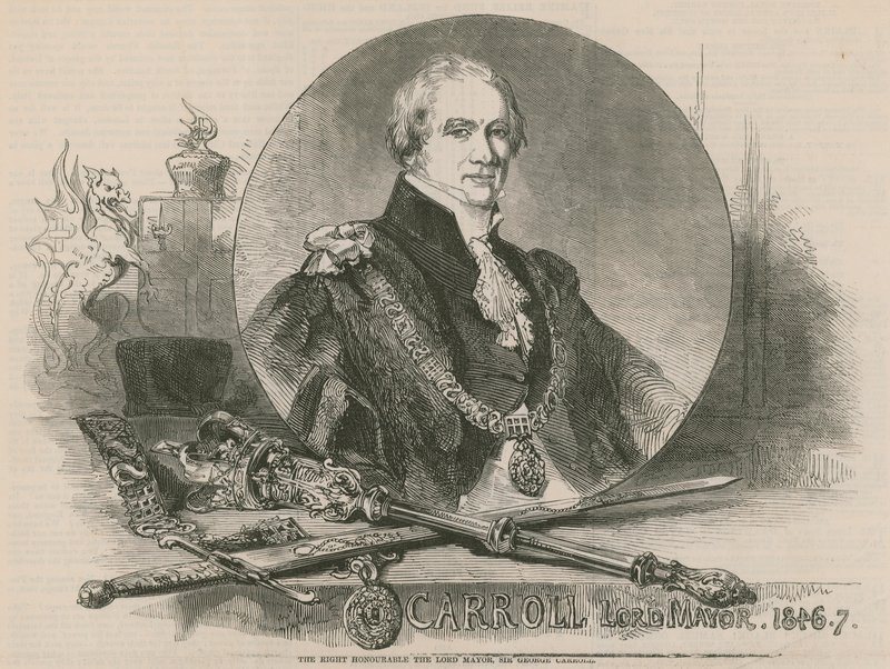De zeer eerbiedwaardige Lord Mayor Sir George Carroll door English School