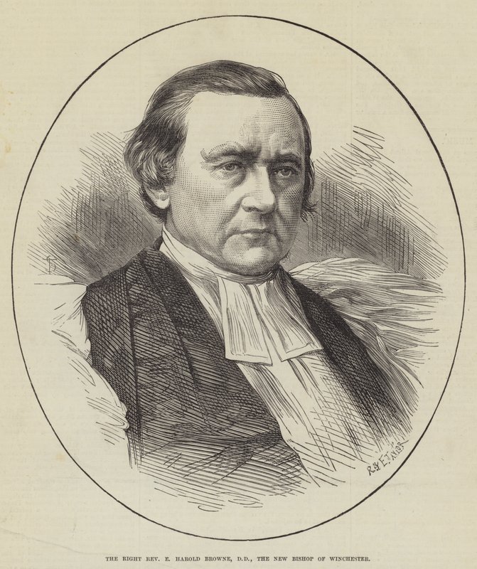 De zeer eerwaarde E Harold Browne, DD, de nieuwe bisschop van Winchester door English School