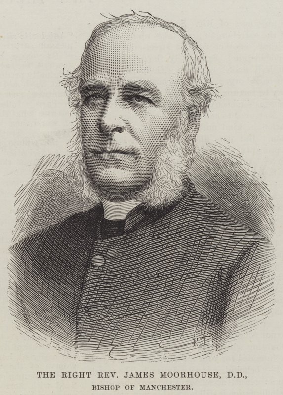 De Zeer Eerwaarde James Moorhouse, DD, Bisschop van Manchester door English School