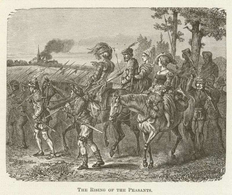 De opstand van de boeren door English School