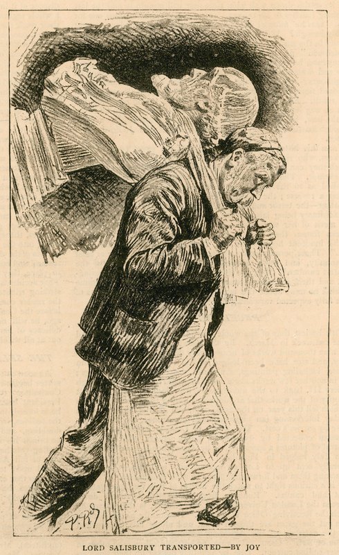 De Royal Academy; Londen; Lord Salisbury vervoerd - door vreugde door English School