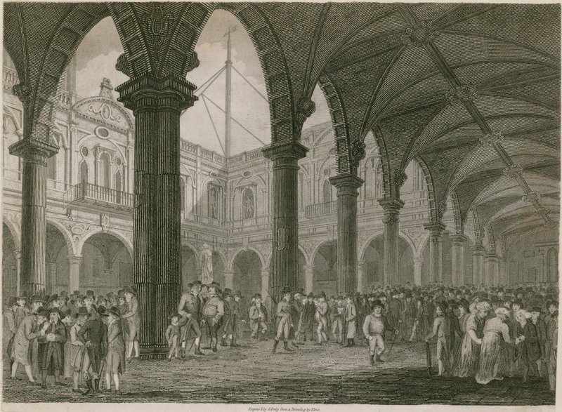 De Royal Exchange, Londen door English School
