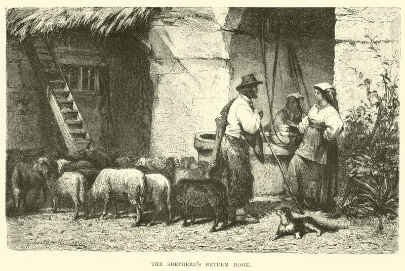De herders keren huiswaarts door English School