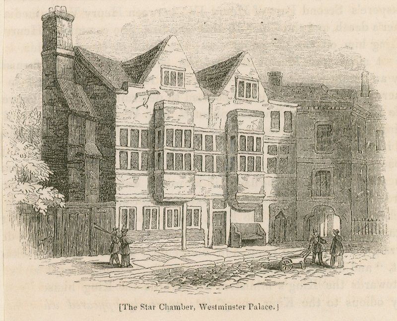 De Sterrenkamer, Westminster Palace, Londen door English School