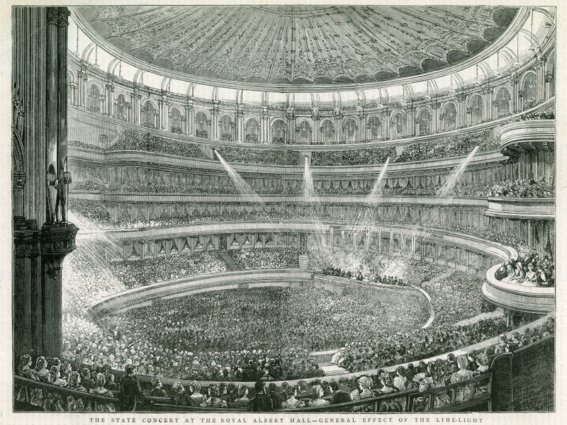 Het staatsconcert in de Royal Albert Hall door English School