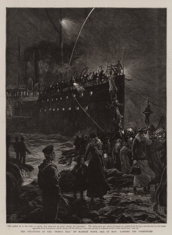 Het Stranden van de "Mona