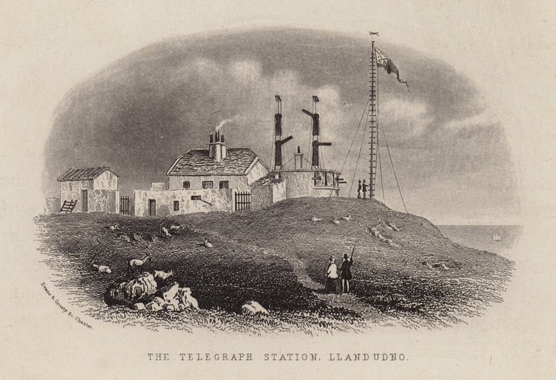 Het Telegraafstation, Llandudno door English School