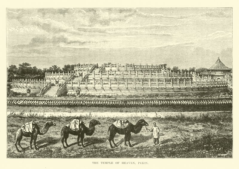 De Tempel van de Hemel, Peking door English School