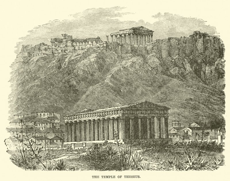 De Tempel van Theseus door English School