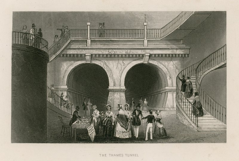 De Thames Tunnel door English School