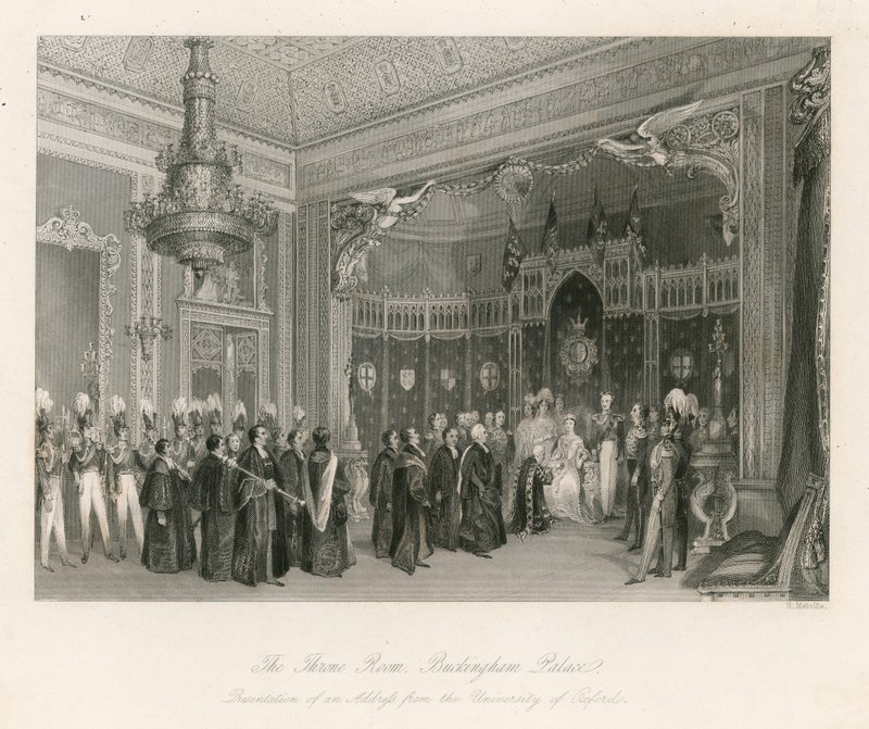 De Troonzaal, Buckingham Palace door English School