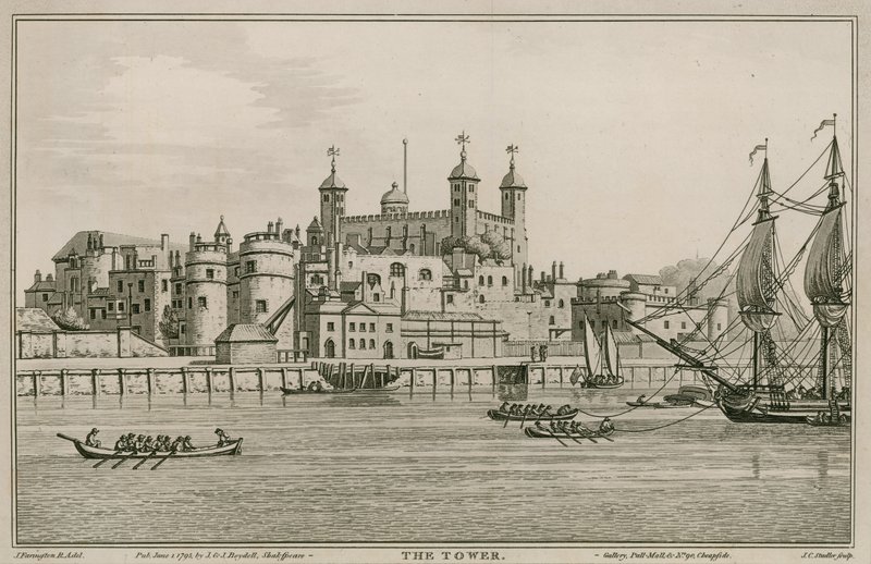 De Tower of London door English School