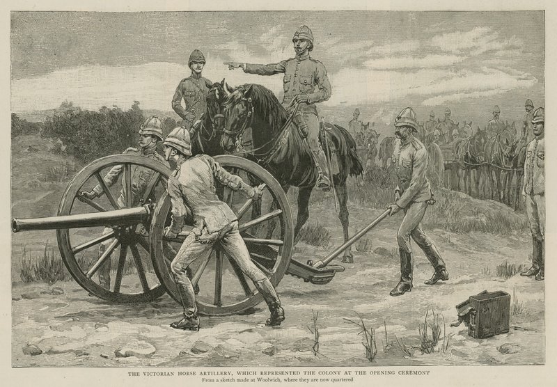 De Victoriaanse Rijdende Artillerie door English School