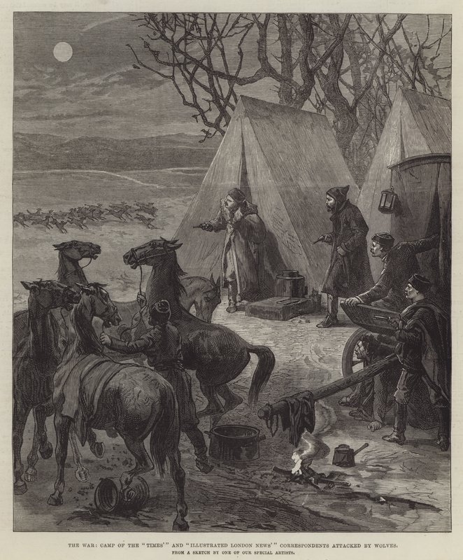 De oorlog, kamp van de correspondenten van de 