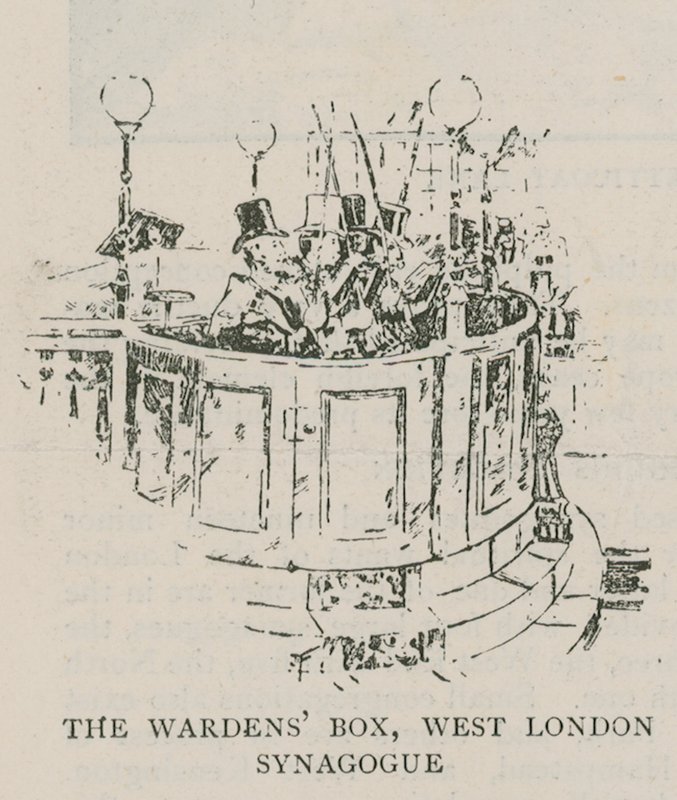 De Warden Box, West London Synagoge door English School