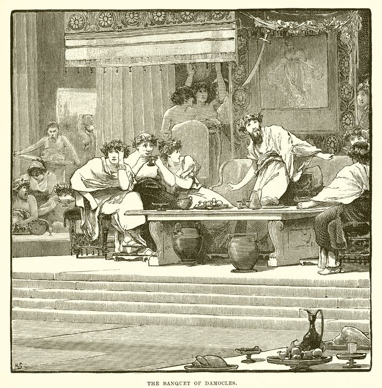Het banket van Damocles door English School
