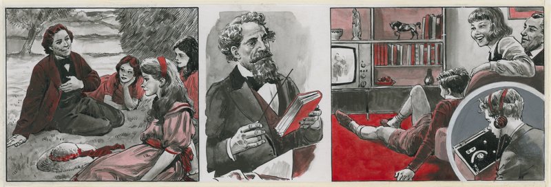 De geschiedenis van verhalen vertellen door English School