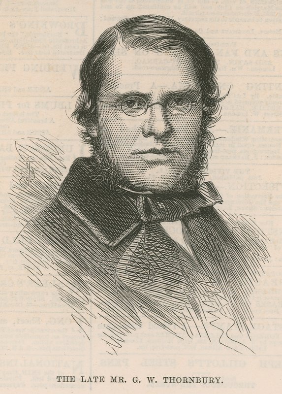 De overleden Mr. G.W. Thornbury door English School