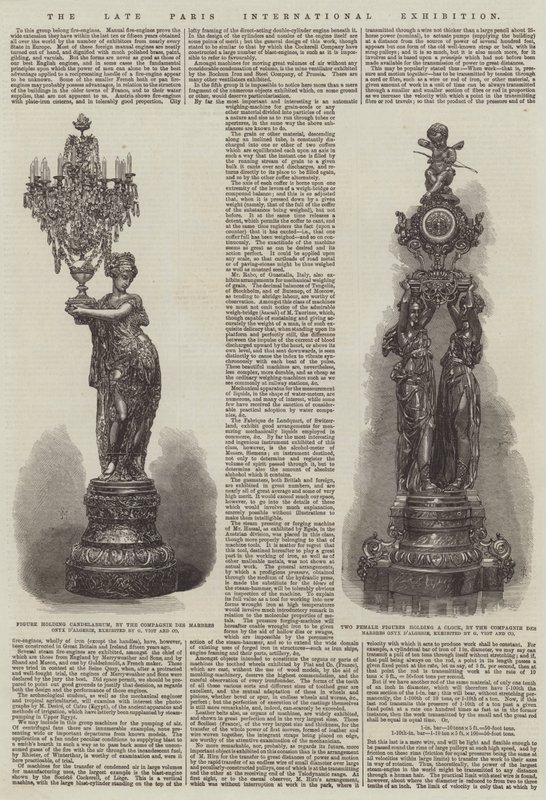 De laatste Internationale Tentoonstelling van Parijs (gravure) door English School