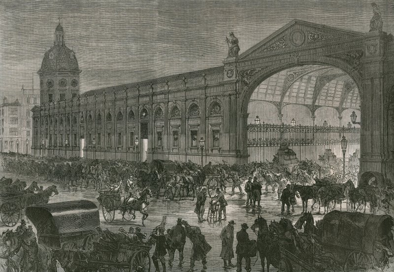 De vleesmarkt, Smithfield om twee uur 