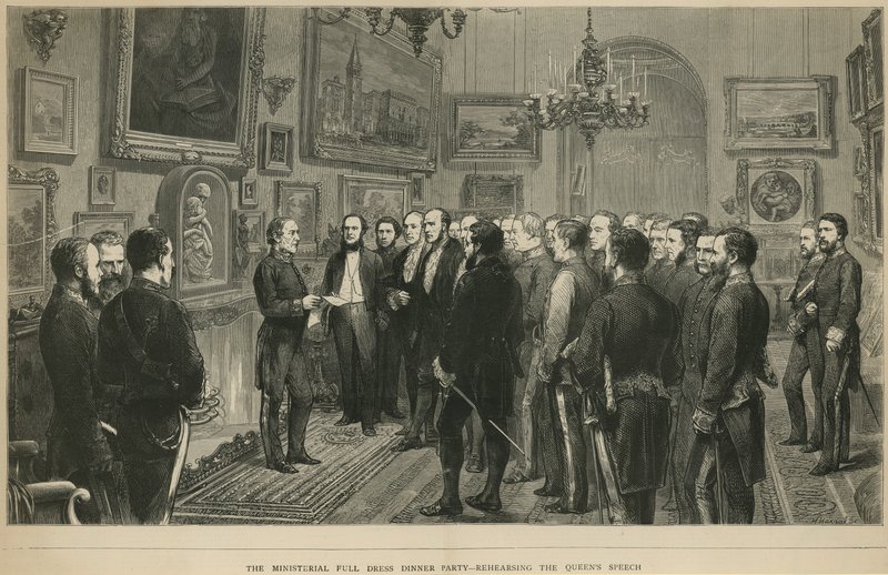 Het ministeriële galadiner door English School
