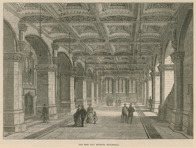 Het nieuwe Stedelijk Museum, Guildhall, Londen door English School