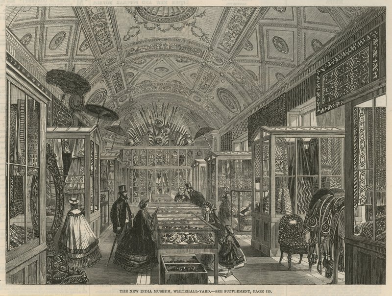 Het nieuwe India Museum, Whitehall Yard, Londen door English School