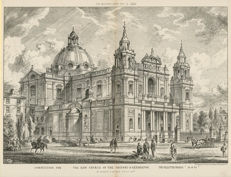 De nieuwe kerk van het Oratorium door English School