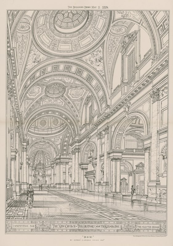De nieuwe kerk van het Oratorium door English School