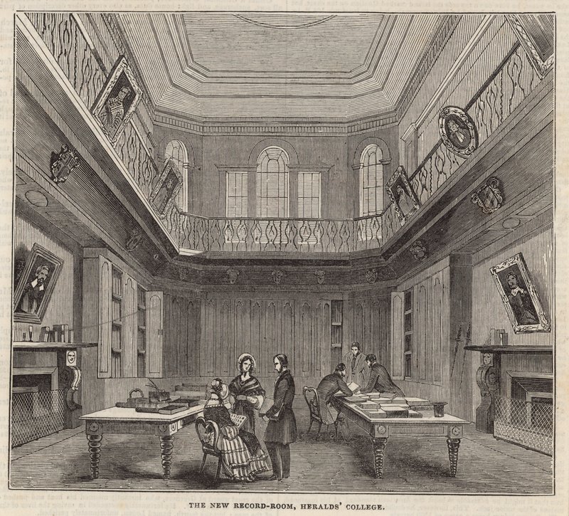 De nieuwe archiefkamer, Heralds College door English School