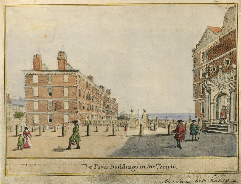 De papiergebouwen in de Temple door English School